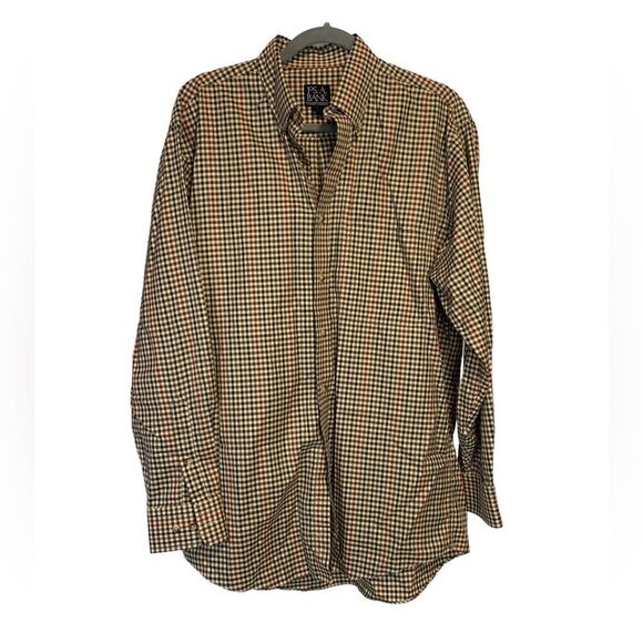 Jos A Banks Plaid Dress Shirt - Picture 1 of 4